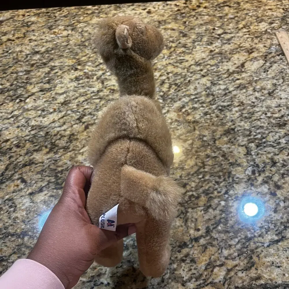 Vintage 1992 One Hump Camel Plush Brown Hump Stuffed‎ Toy Animal 12